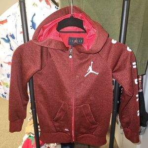 Jordan Kids Red Hoodie